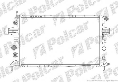 Радіатори охолодження Polcar 550808-3 (фото 1)