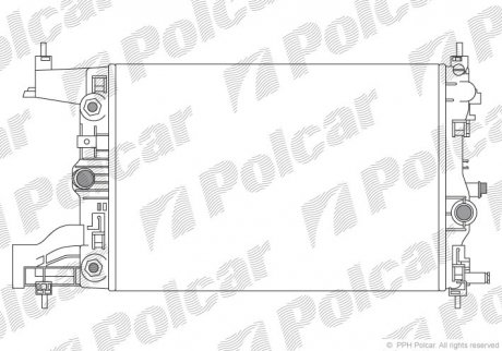 Радіатори охолодження Polcar 551108-5 (фото 1)