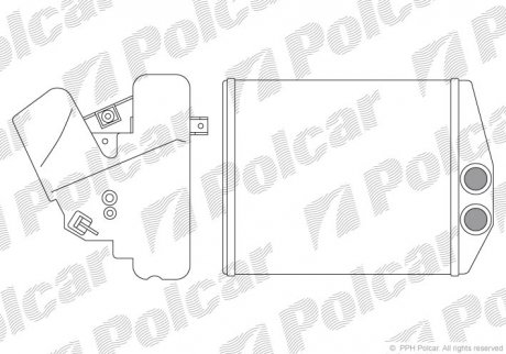 Радиаторы обогрева Polcar 5518N8-2 (фото 1)