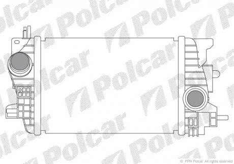 Радиаторы воздуха (Интеркулеры) Polcar 5546J83X (фото 1)