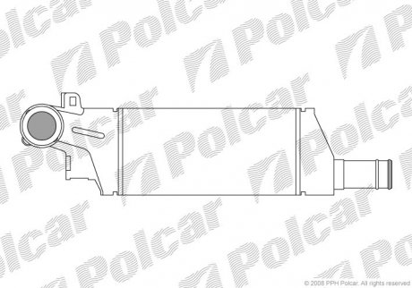 Радиаторы воздуха (Интеркулеры) Polcar 5557J8-1 (фото 1)
