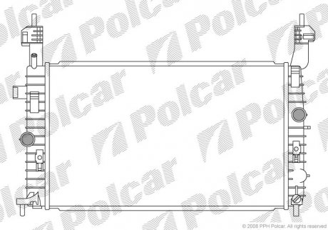 Радіатори охолодження Polcar 555908-1