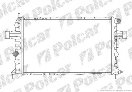 Радіатори охолодження Polcar 556008-2 (фото 1)