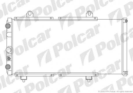 Радіатори охолодження Polcar 570108A2 (фото 1)