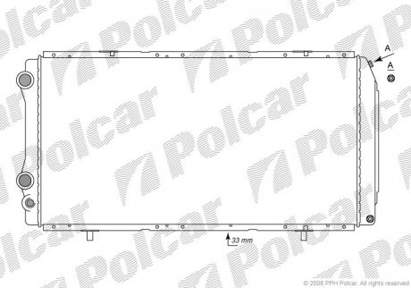 Радіатори охолодження Polcar 570208-2 (фото 1)