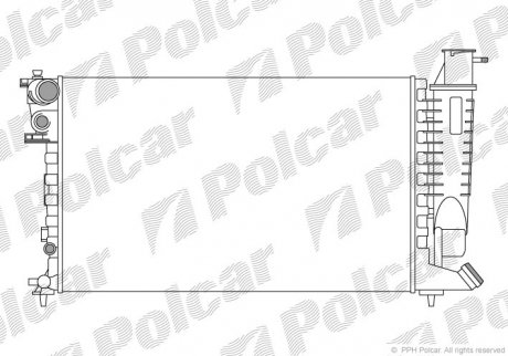 Радіатори охолодження Polcar 570808A1