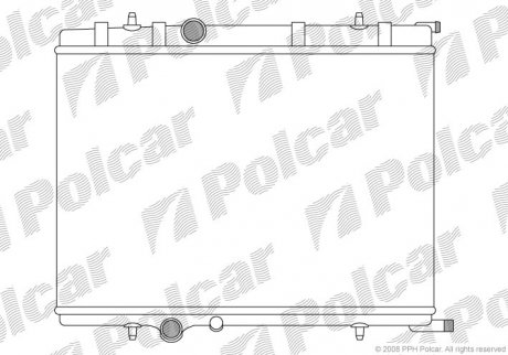 Радиаторы охлаждения Polcar 571008-6 (фото 1)