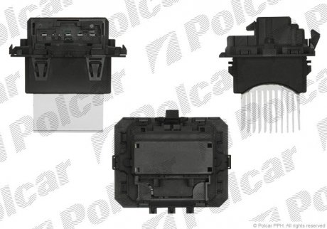 Регулятор вентилятора кабины Polcar 5712KST-2