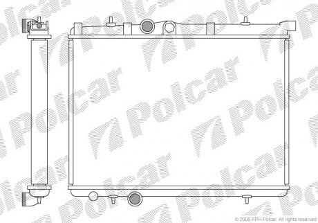 Радіатори охолодження Polcar 572308-3
