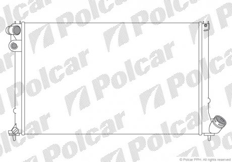 Радиаторы охлаждения Polcar 574608A3 (фото 1)