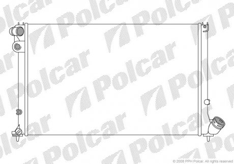 Радиаторы охлаждения Polcar 574708-1 (фото 1)
