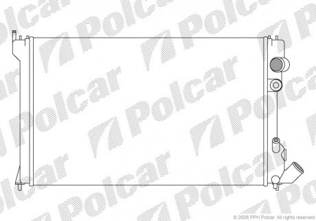 Радиаторы охлаждения Polcar 576508-3 (фото 1)