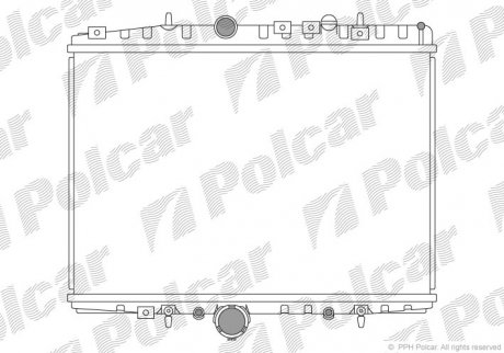 Радиаторы охлаждения Polcar 576608A2 (фото 1)