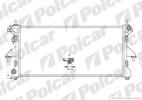 Радиаторы охлаждения Polcar 577008-1