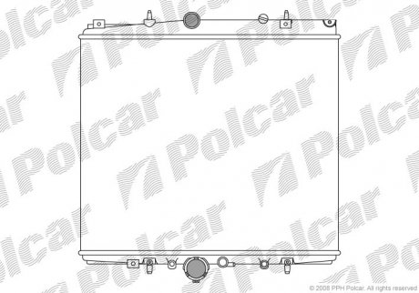 Радіатори охолодження Polcar 578708A2 (фото 1)