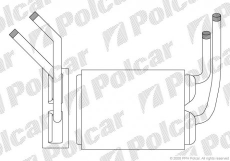 Радиаторы обогрева Polcar 6003N8-1