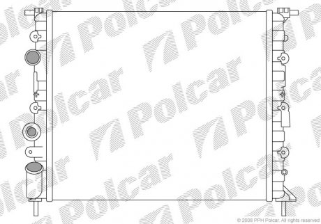 Радіатори охолодження Polcar 600708-1