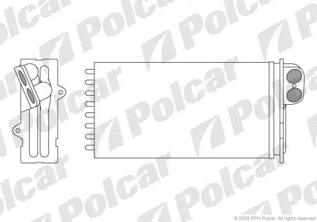 Радиаторы обогрева Polcar 6033N8-1 (фото 1)