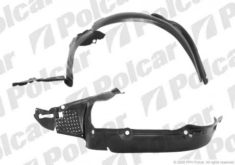 Подкрылок Polcar 6037FL-1 (фото 1)