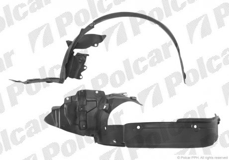 Подкрылок Polcar 6039FL-1 (фото 1)