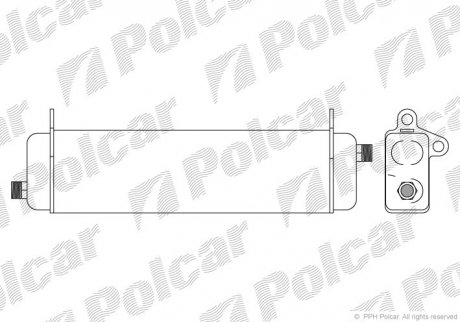 Радиаторы масла Polcar 6052L81X (фото 1)