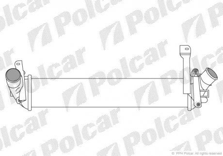 Радиаторы воздуха (Интеркулеры) Polcar 6060J82X
