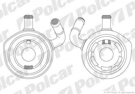 Радиаторы масла Polcar 6060L8-1 (фото 1)
