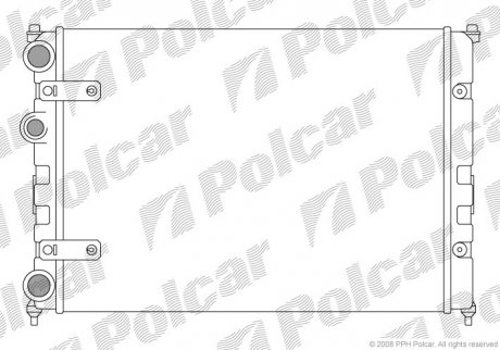 Радиаторы охлаждения Polcar 671308-1
