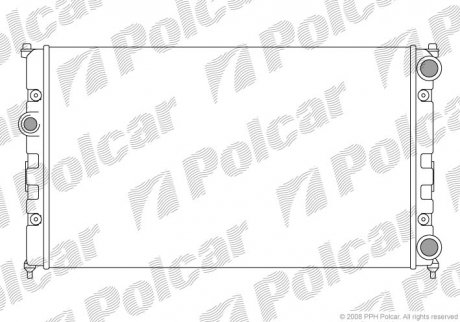 Радіатори охолодження Polcar 671308-3 (фото 1)
