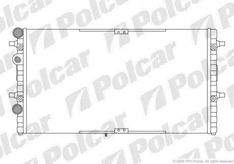 Радіатори охолодження Polcar 671608A1