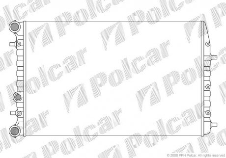 Радіатори охолодження Polcar 691308-3 (фото 1)