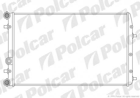 Радіатори охолодження Polcar 691308-5