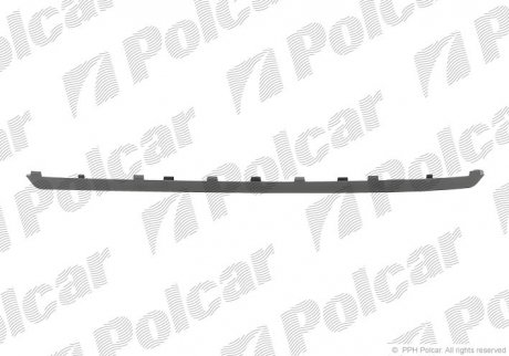 Спойлер бампера переднего Polcar 691325