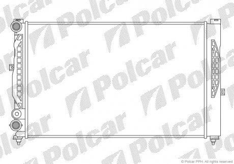 Радиаторы охлаждения Polcar 692508B1