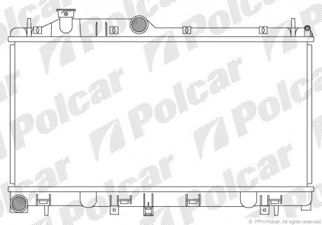 Радіатори охолодження Polcar 720808-4