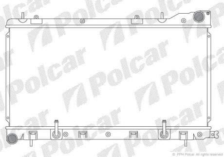 Радіатори охолодження Polcar 723908-3 (фото 1)