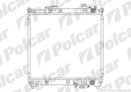 Радіатори охолодження Polcar 740308-2 (фото 1)