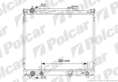 Радіатори охолодження Polcar 740408-3