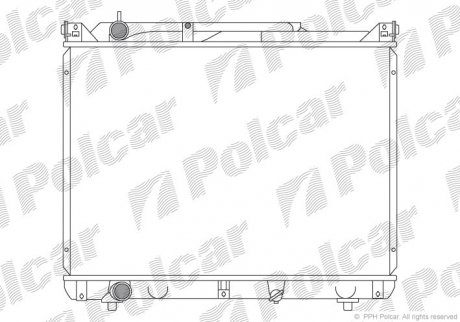 Радіатори охолодження Polcar 7424087K