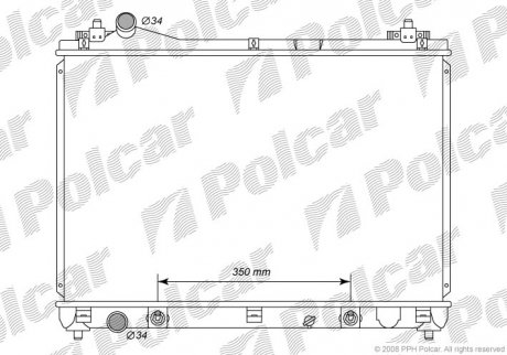 Радіатори охолодження Polcar 742608-2 (фото 1)