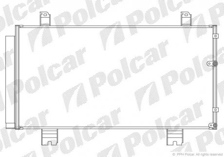 Радиаторы кондиционера Polcar 8011K81K