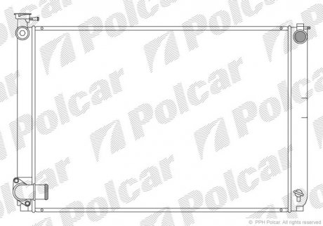 Радіатори охолодження Polcar 806108-4 (фото 1)