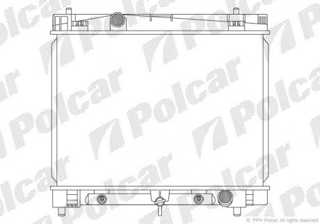 Радиаторы охлаждения Polcar 810508-2 (фото 1)