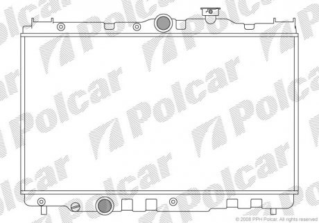 Радиаторы охлаждения Polcar 810908-1 (фото 1)