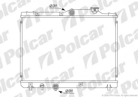 Радіатори охолодження Polcar 811108-2