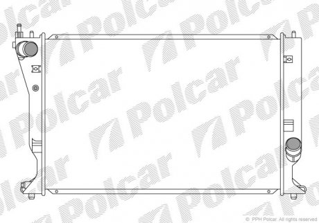 Радиаторы охлаждения Polcar 8115081K (фото 1)