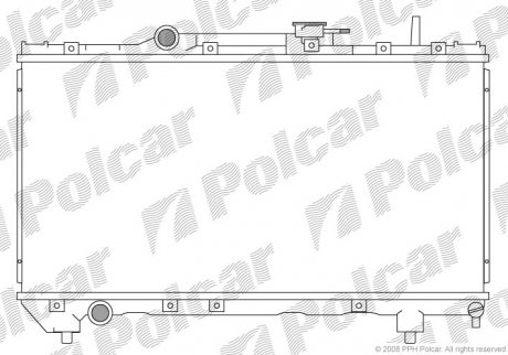 Радіатори охолодження Polcar 812208-1