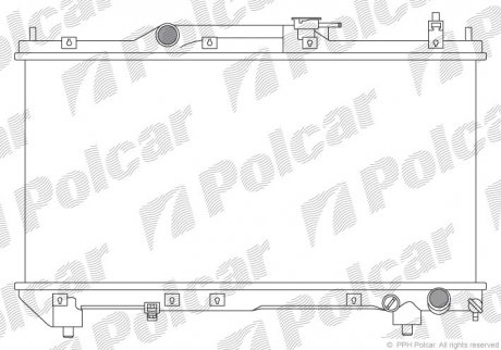 Радиаторы охлаждения Polcar 812308-3 (фото 1)