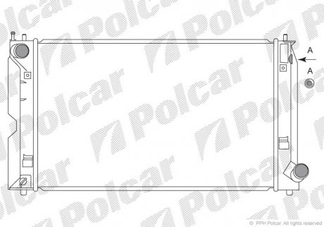 Радиаторы охлаждения Polcar 812508-4 (фото 1)