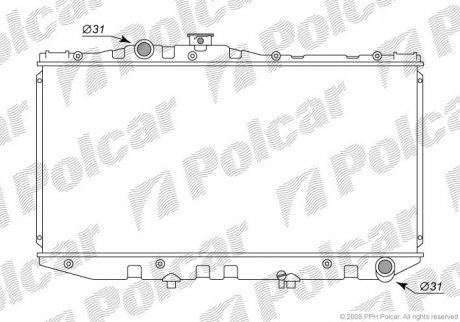 Радіатори охолодження Polcar 813008-1 (фото 1)